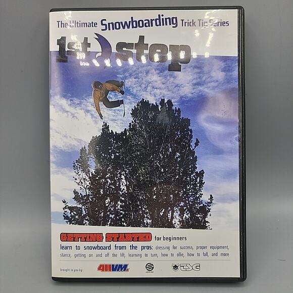Ultimate Snowboarding Trick Tip Series - 1st Step Guide for Beginners DVD - Picture 1 of 8